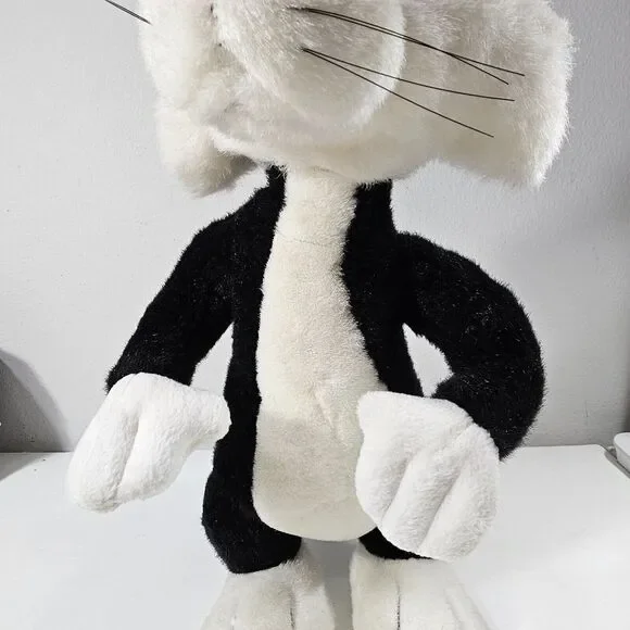 Sylvester The Cat Plush 16" 1995 and Dakin Plastic‎ Figure 8" 1969 Warner Bros - Picture 6 of 16